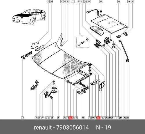  ШАЙБА 7903056014 RENAULT
