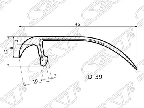Молдинг MAN TG SMALL 2000 TD-39 SAT