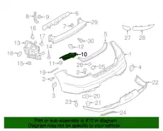 ATTACHMENT STRIP 97050563602 PORSCHE
