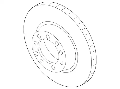 Тормозной диск PORSCHE 99135240880