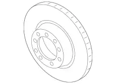 Тормозной диск PORSCHE 99135240100