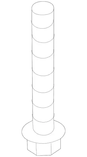 HEXAGON-HEAD BOLT 99907289201 PORSCHE