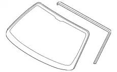 WINDSCREEN 98754191123 PORSCHE