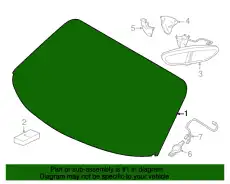 WINDSCREEN 98154191130 PORSCHE