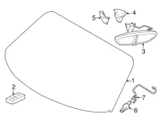 WINDSCREEN 98154191130 PORSCHE