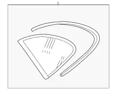 БОКОВОЕ СТЕКЛО 95854411107 PORSCHE