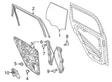 БОКОВОЕ СТЕКЛО 95854261206 PORSCHE
