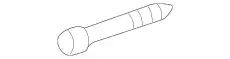 БОЛТ ЦИЛИНДРИЧ., М 10Х50 90006712302 PORSCHE