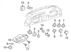 ВЫКЛЮЧАТЕЛЬ СВЕТА 99661353500 PORSCHE