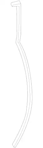 Уплотнитель двери PORSCHE 95853376202