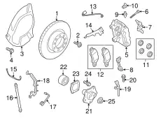 Тормозные колодки дисковые PORSCHE 99135194602