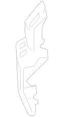 Кронштейн переднего бампера 97050555400 PORSCHE