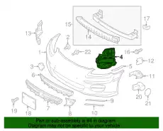КРОНШТЕЙН БАМПЕРА 970505564031E0 PORSCHE