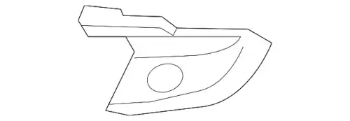Защита фар PORSCHE 95B807796C 1E0