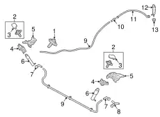  КРЫШКА ФОРСУНКИ 95B955284A PORSCHE