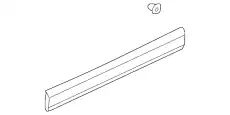  ПЛАНКА ДВЕРИ 95555966601G2X PORSCHE