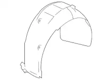 Подкрылок PORSCHE 97050413404