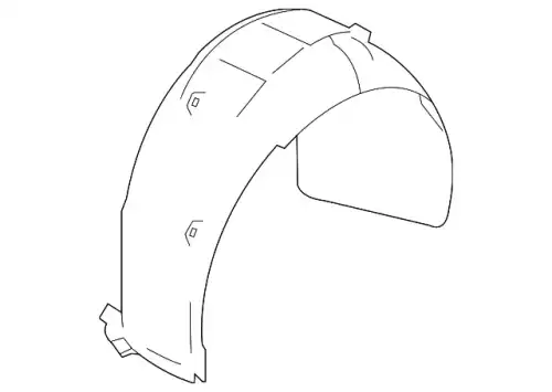Подкрылок PORSCHE 97050413404
