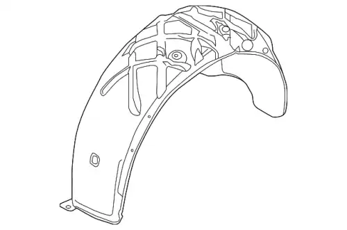 Подкрылок PORSCHE 95850497101