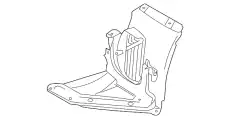 Подкрылок PORSCHE 99750412402