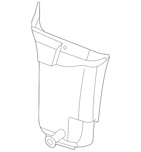 Подкрылок PORSCHE 98750457401