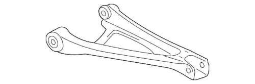 Рычаг подвески PORSCHE 95533101812