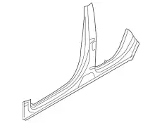 ПОРОГ 95850395100GRV PORSCHE