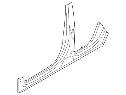 ПОРОГ 95850395200GRV PORSCHE