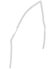 Ручка двери PORSCHE 97053757601