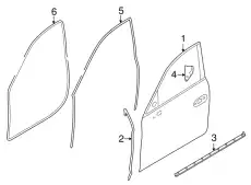 Ручка двери PORSCHE 97053757601