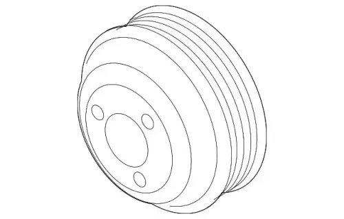  РЕМЕННЫЙ ШКИВ 95814725507 PORSCHE
