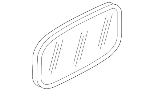 СТЕКЛО ЗЕРКАЛА 95573104003 PORSCHE