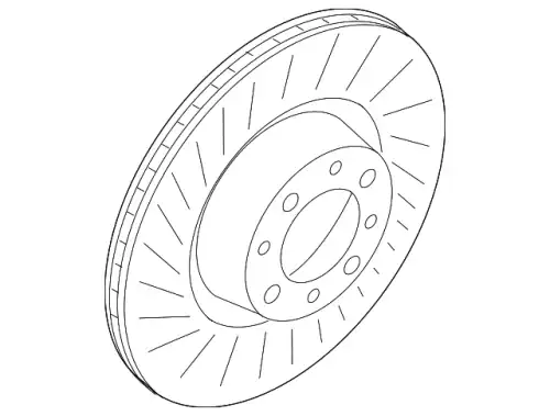 Тормозной диск PORSCHE 98135140201