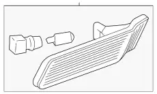 УКАЗАТЕЛЬ ПОВОРОТА 98763103402 PORSCHE