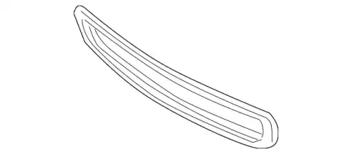 Решетка бампера PORSCHE 98750555100G2X