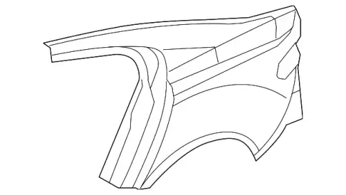 Крыло JAGUAR C2Z5506