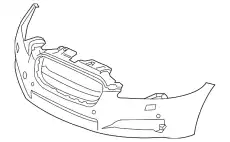 Бампер передний C2Z13208XXX JAGUAR