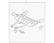 SILENCER-EXHAUST C2P24866 JAGUAR