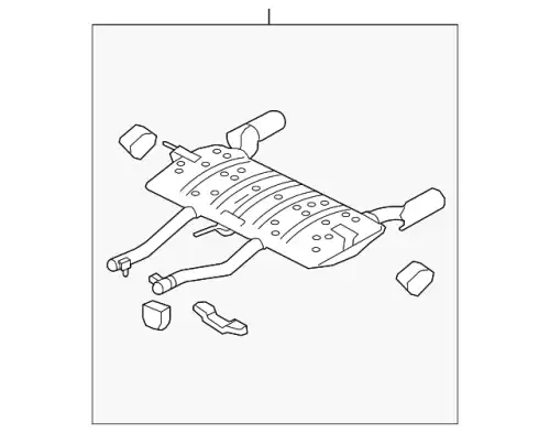 SILENCER-EXHAUST C2P24866 JAGUAR