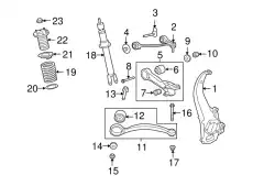 Рычаг подвески JAGUAR C2P24861