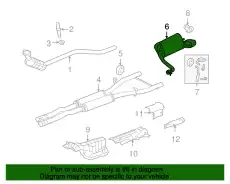 SILENCER-EXH RR ASSY C2Z25985 JAGUAR