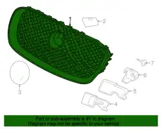 Решетка радиатора JAGUAR C2Z13199
