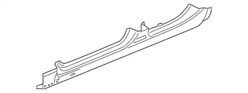 Порог левый C2Z5504 JAGUAR
