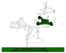 Рычаг подвески JAGUAR C2C39586