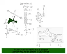 Рычаг подвески JAGUAR T2R11582