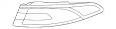 Фонарь габаритный JAGUAR C2Z16256