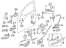 Ручка двери JAGUAR C2D32281LML
