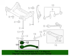 Рычаг подвески JAGUAR T2R5102