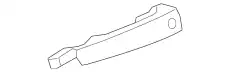 Ручка двери JAGUAR C2Z3509XXX