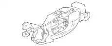 Ручка двери JAGUAR C2C5121